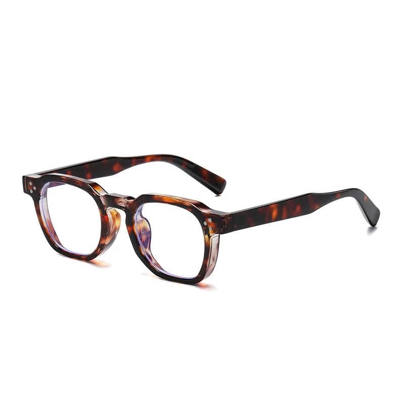 Vintage Rivet Square Sunglasses Women Men Luxury Designer Sun Glasses Punk Anti Blue Light Eyewear