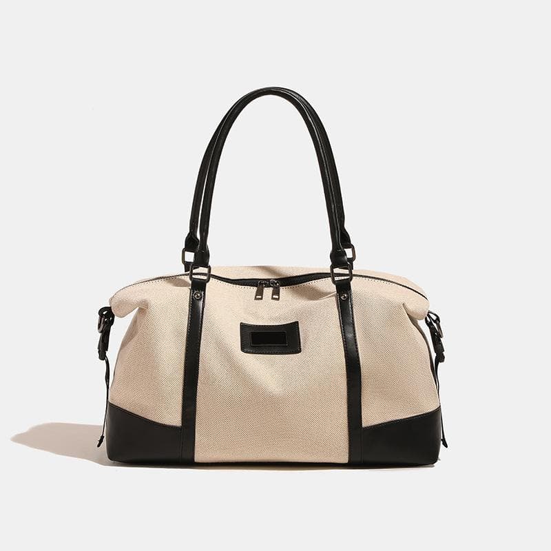 Short-distance Travel Bag Women's Lightweight Large-capacity Fitness Bag Short-distance Travel Commuter Duffel Bag Sports Portable black