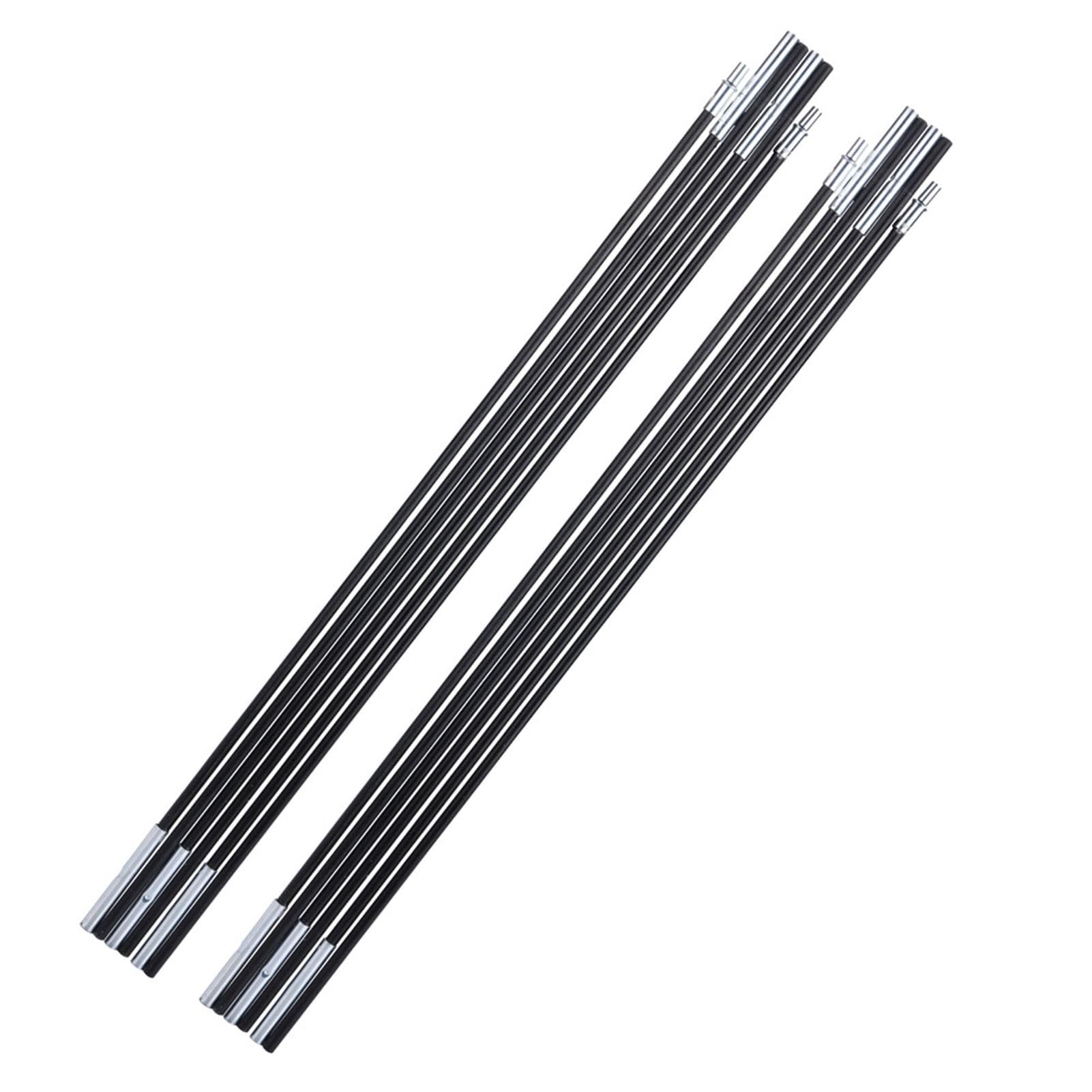 Fiberglass Camping Tent Pole Bars Outdoor Sunshelter Support Rods Awning Frames Kit
