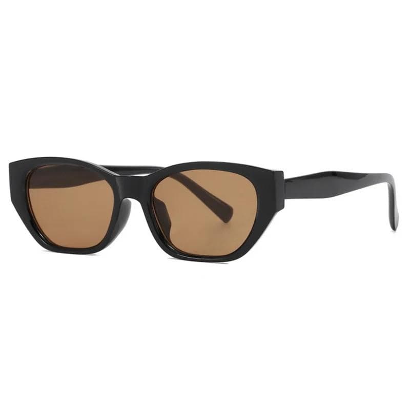 Vintage Cat Eye Sunglasses UV400 Y2K Women Retro Punk Anti-UV Sun Shade Glasses  New Trendy Irregular Small Frame Sunglasses