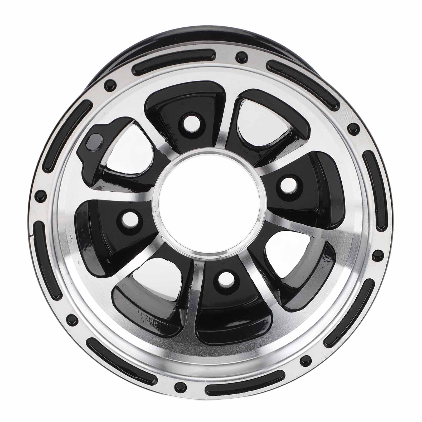 8in ATV Wheel High Strength Sporty Look Aluminum Alloy Wheel Rim for Quad Bike Go Kart Golf Cart