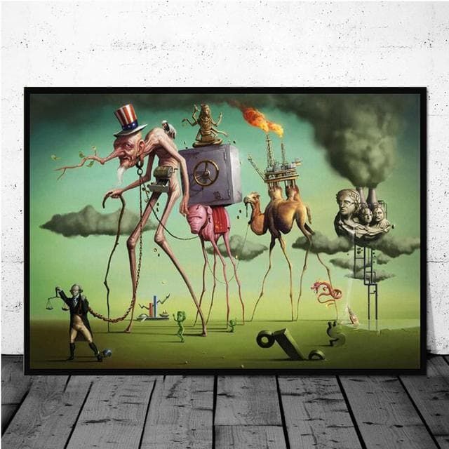 Famous Surrealism By Salvador Dali Canvas Paintings Abstract Posters and Prints Wall Art Pictures for Living Room Decoration No Frame 30*40cm