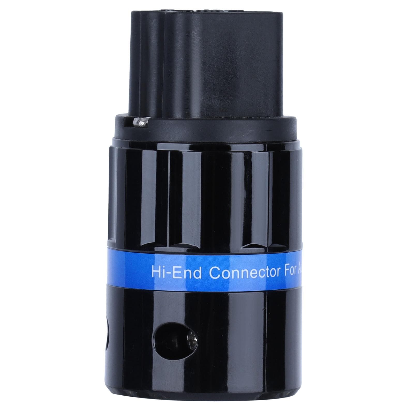 Monoso F124G C19 Pure Copper Connector Plug Goldplated Power IEC Connector Plug 100250V for