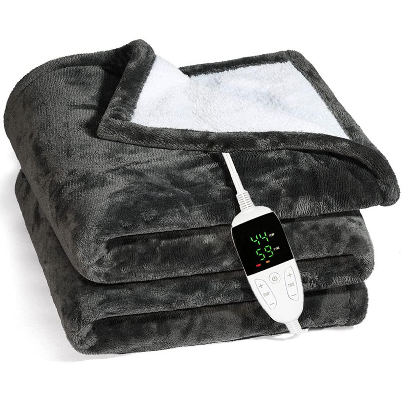 Heating Pad Electric Heated Warmers for Men and Women Pain Relief Cramps Girl Menstrual with 6 Heat grey