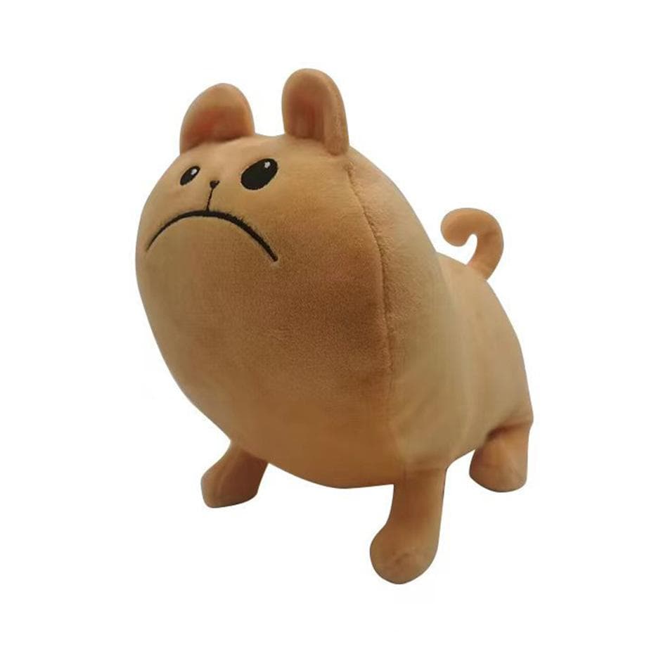 New Noodle and Bun Plush Toy Cat and Dog Plushies Dolls Soft Stuffed Anime Cat Toys Home Room Decor Dolls for Kid Birthday Gift yellow