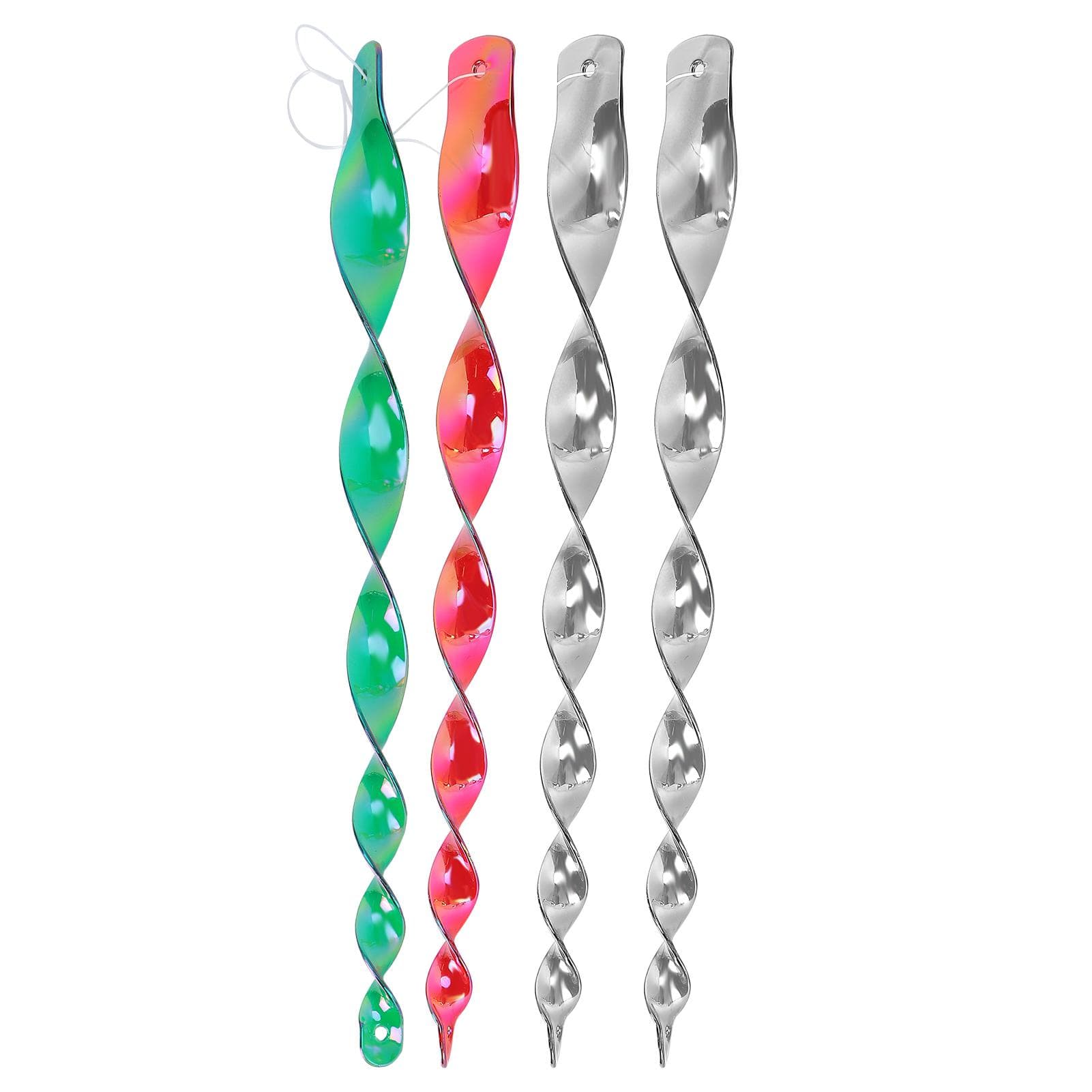 Reflective Bird Repeller Durable Hanging Rotating Bird Repellent Rod for Garden Yard OrchardMixed multicolour