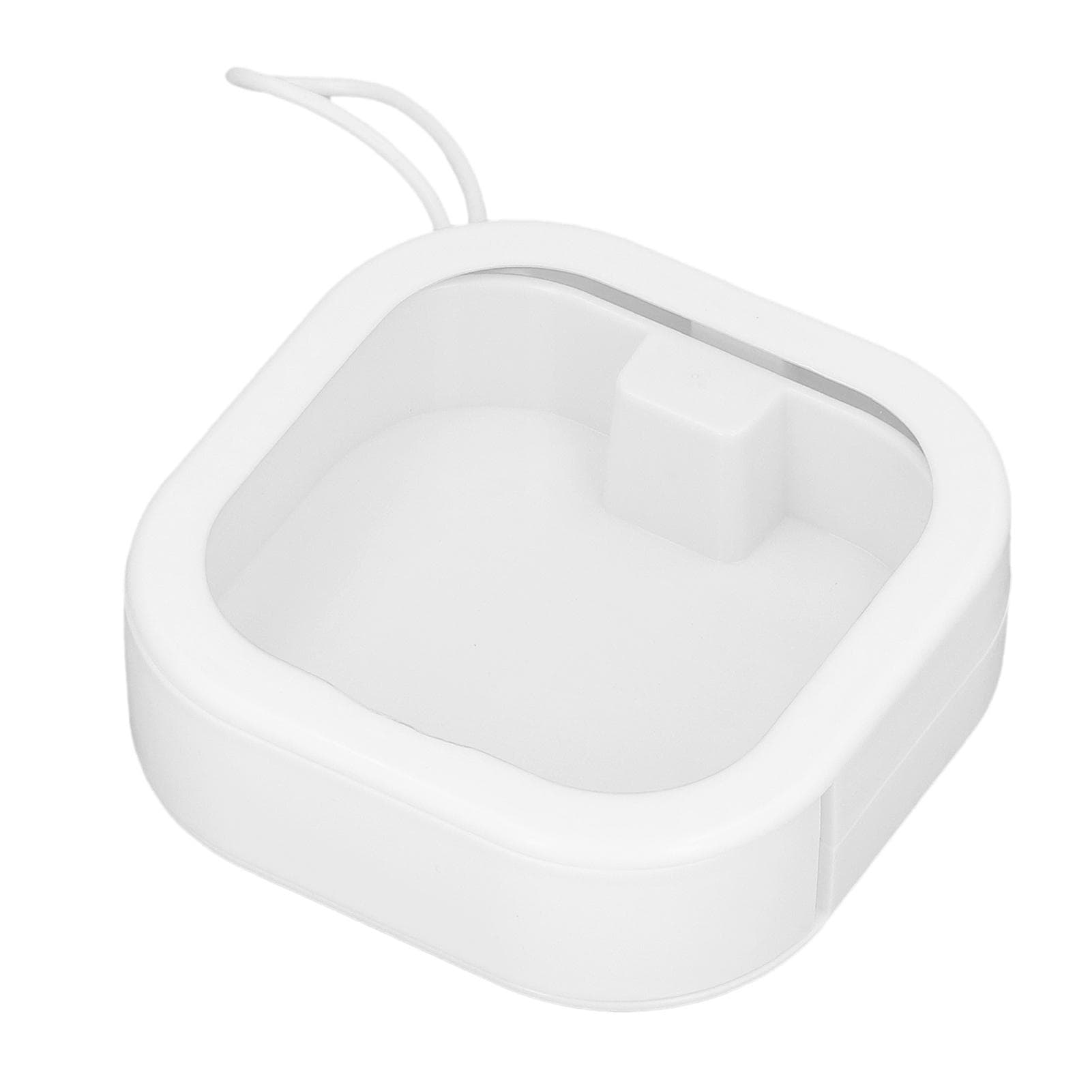 Clear Small Containers ABS TPE Transparent Drawer Organizers with Push Switch for BeadsWhite white