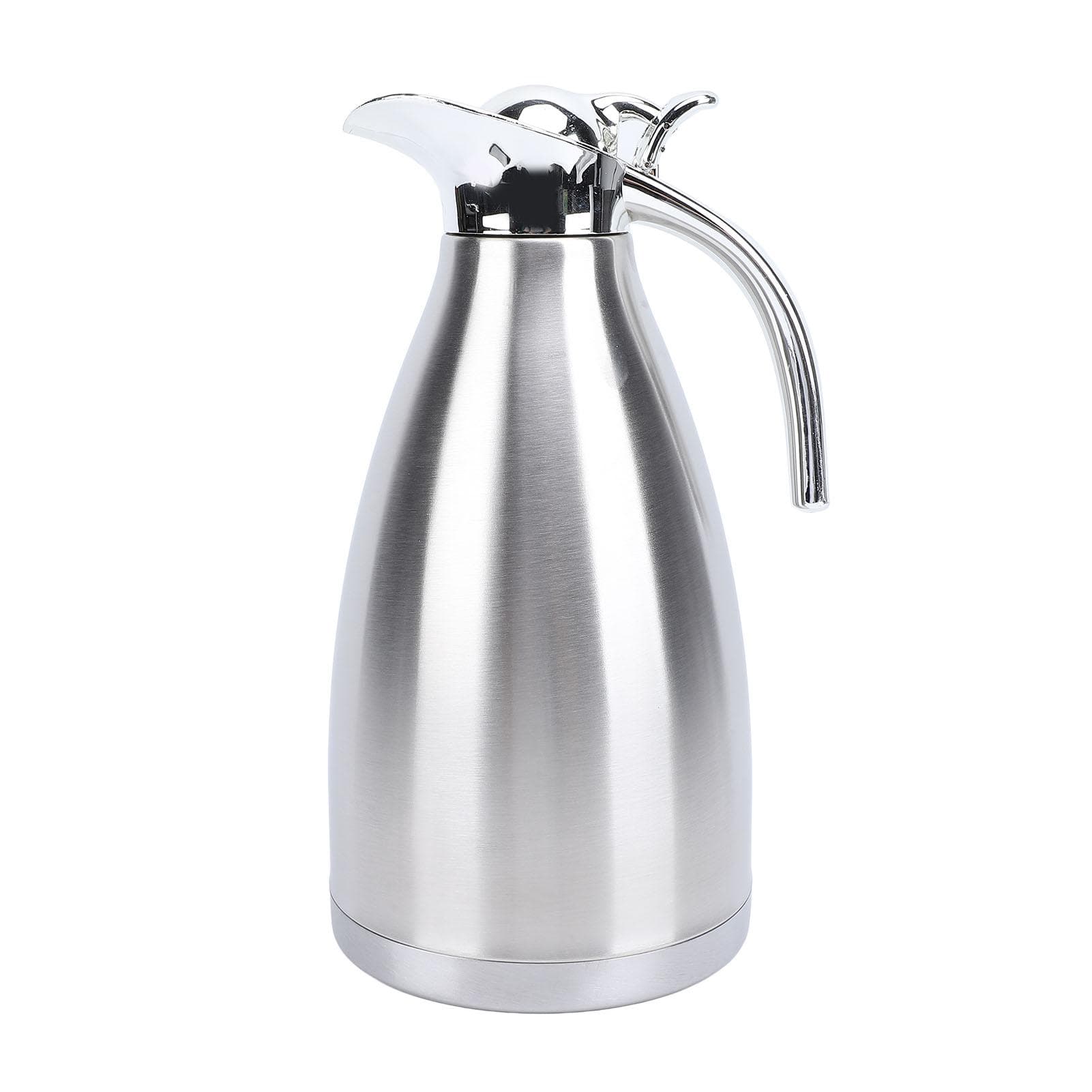 Stainless Steel Thermal Coffee Pot Multipurpose European Style Double Wall Large Capacity Insulated L(for 6.5-9kg)