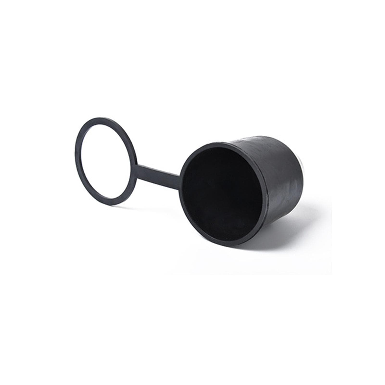 Trailer Hitch Ball Cover, Universal 50mm Auto Plastic Tow Bar Ball Cap, Bumper Damage Protector, black