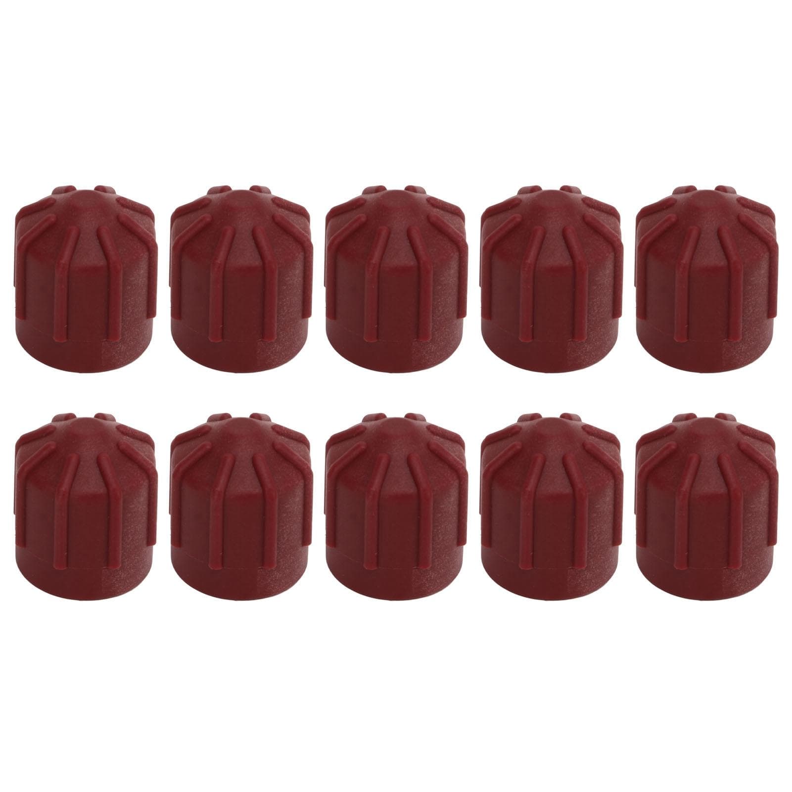 50Pcs Air Conditioning Valve Cap ABS Cover M10X1 Universal Design for Automotive