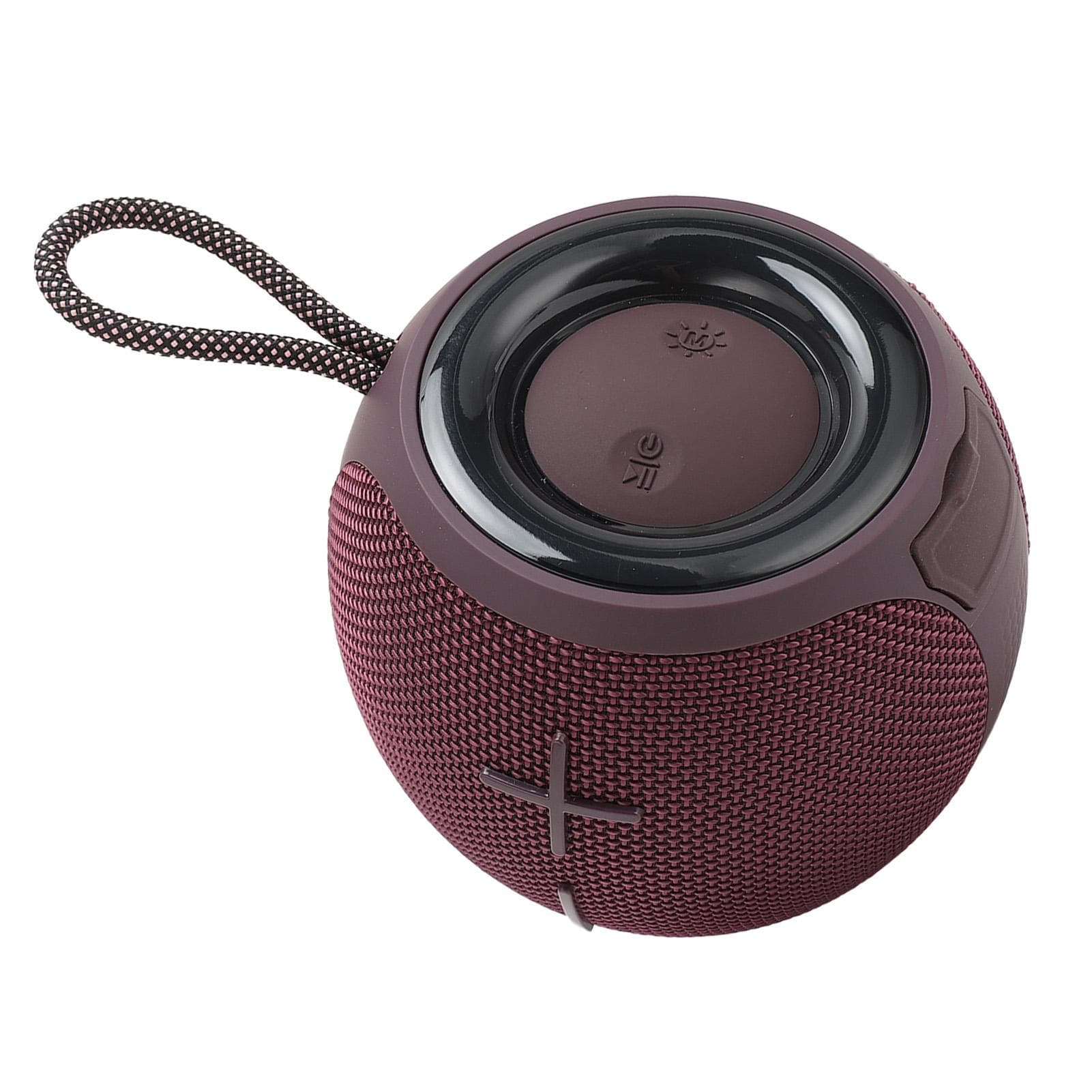 Portable BT Speaker IPX4 Waterproof BT 5.3 Dual Pairing Wireless Stereo Speaker for Outdoor Family purple