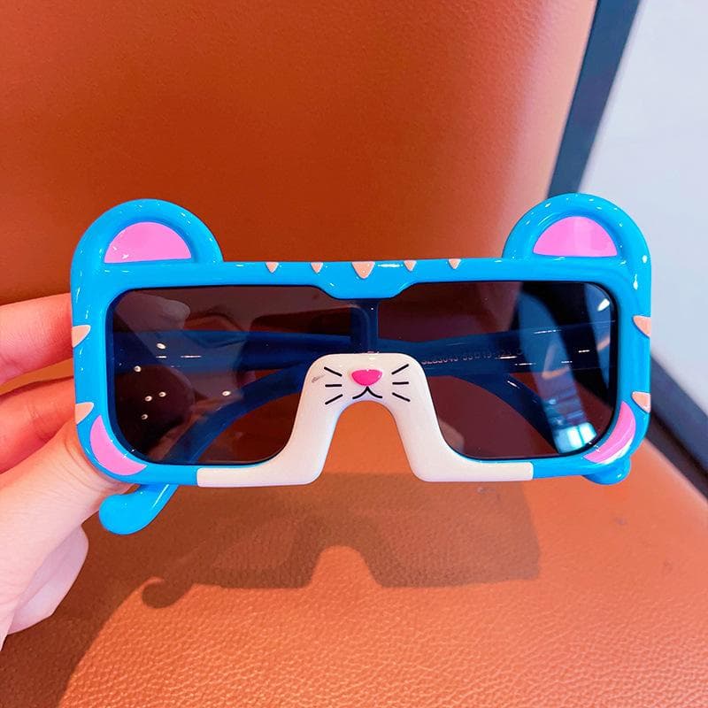 Cartoon Children'S Lucky Cat Glasses Boys' Sunglasses Girls Cartoon Mixed Soft Frame Shades