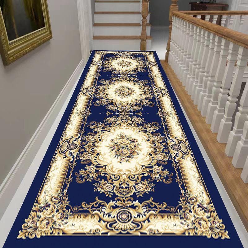 Luxury European Aisle Corridor Carpets Lobby Hallway Villa Long Runner Long Strip Area Rugs Living Room Home Decor Entryway Mat 60x100cm