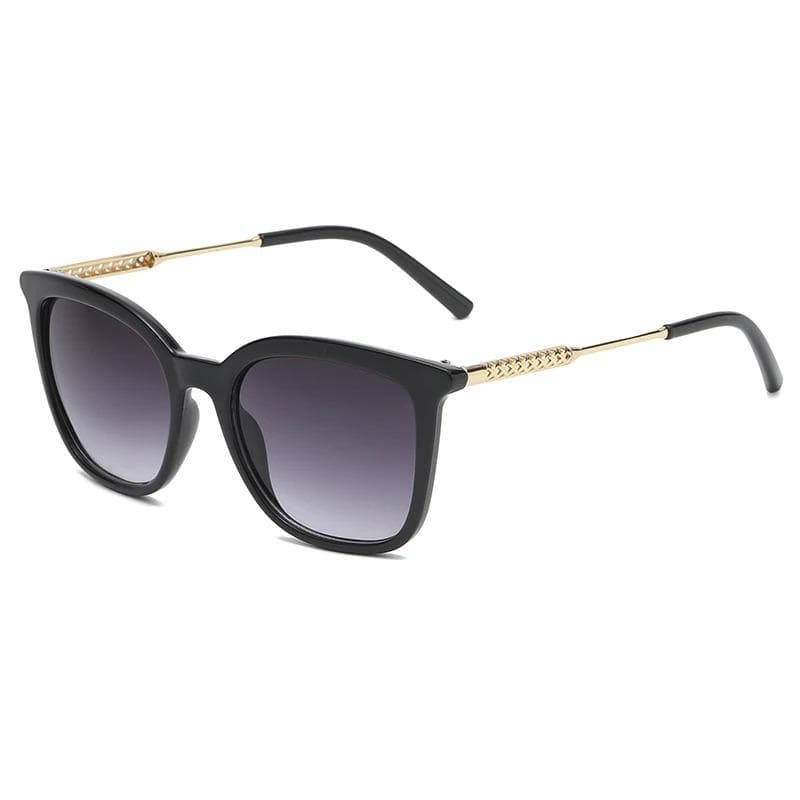 Vintage Square Sunglasses Women Men Fashion Simple Metal Hollow Eyeglasses Retro Round Glasses Lentes De Sol Mujer