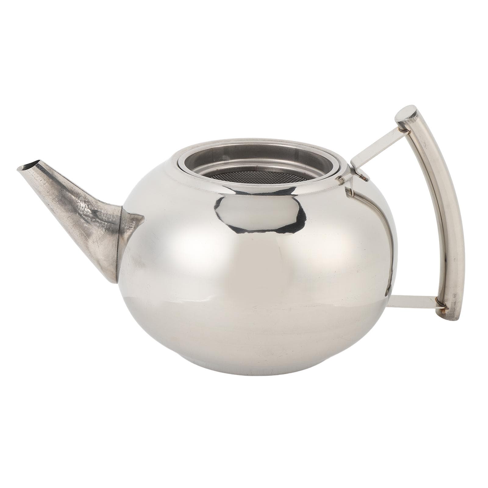 Stainless Steel Tea Pot Leakproof Ergonomic Side Handle Tea Kettle with Detachable Infuser 2000ml 1500ml