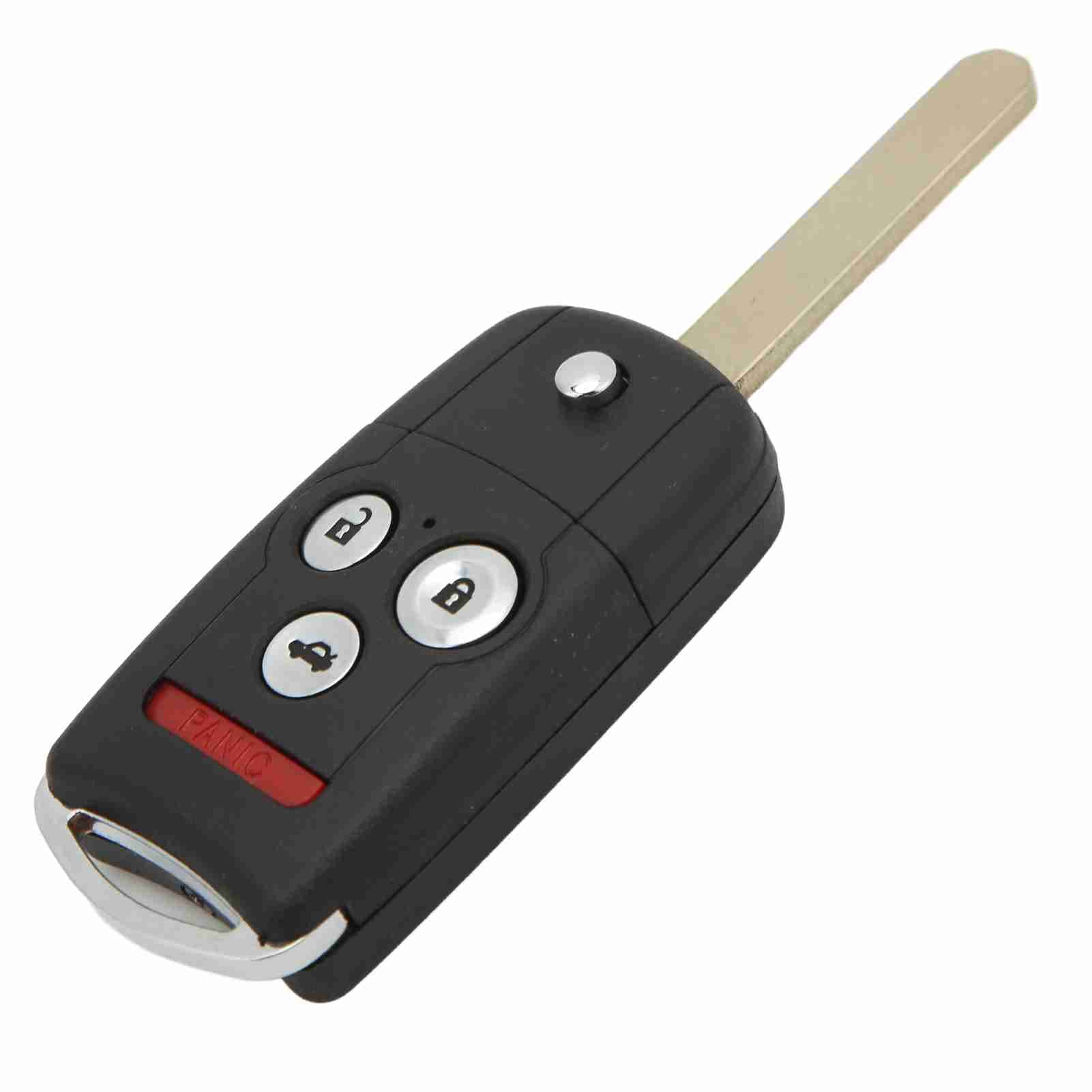 4 Buttons Car Key Fob Shell MLBHLIK?1T Foldable Replacement for Accord Acura MDX RDX ZDX