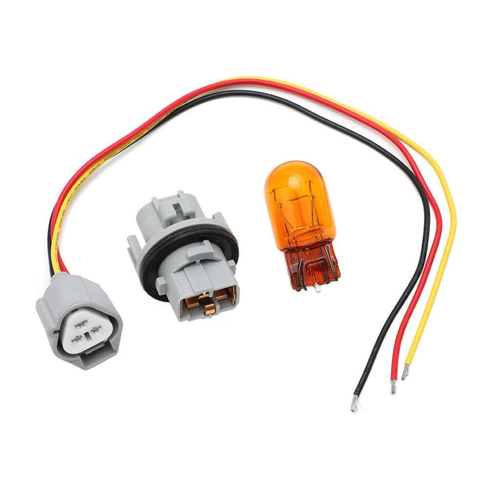 Headlight Turn Signal Lamp Bulb Socket Wire Harness Kit For Toyota Nissan Lexus