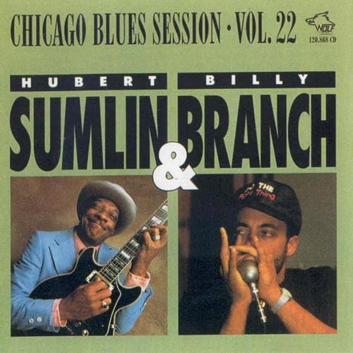 CD HUBERT SUMLIN & BILLY BRANCH - Chicago Blues Session Vol.22 120868CD Wolf Records 1998 Japan Blues Used