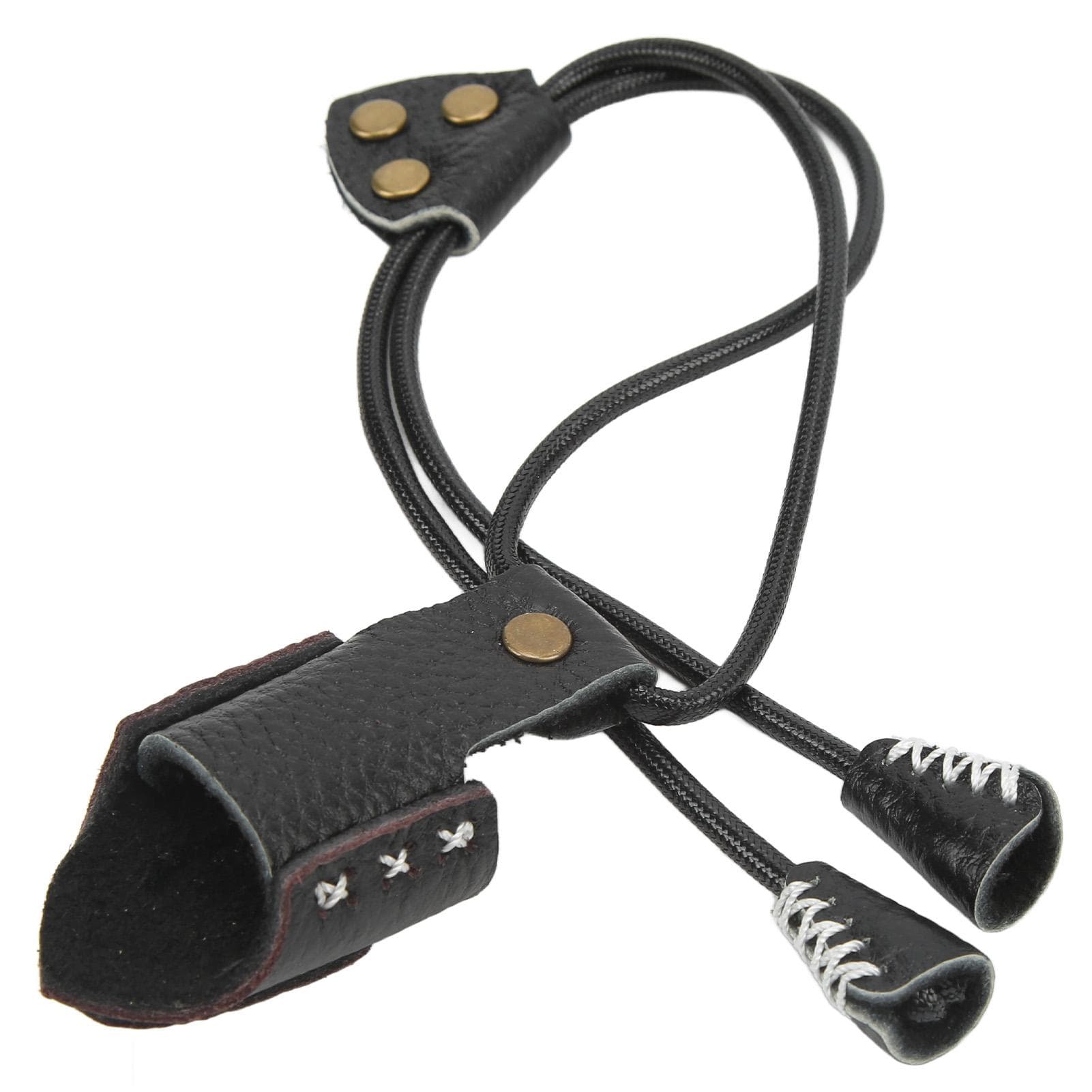 Archery Thumb Ring Imitation Cow Leather Bow Thumb Guard Finger Protection Accessories for Outdoor