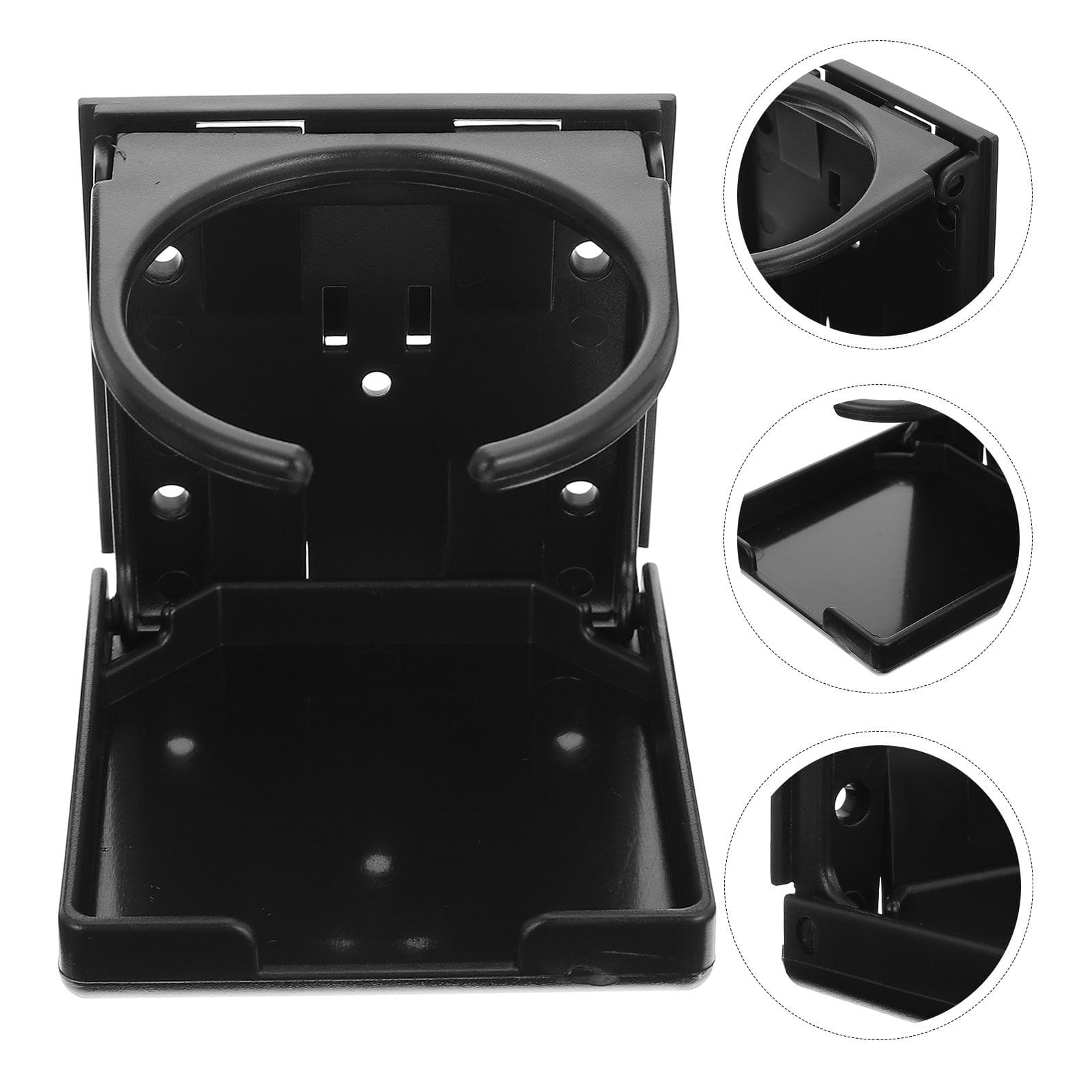 Premium Plastic Football Table Cup Stand Rack Easy Install Suitable for Tables Universal Holder Cup Tumbler Holders black
