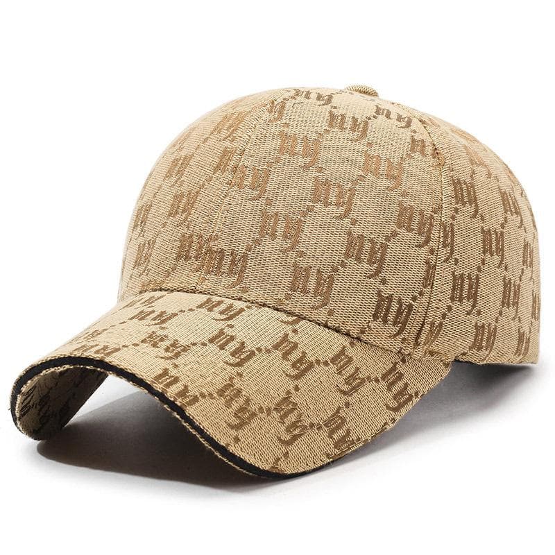 Elegant and Trendy White Baseball Cap: A Blend of Style and Versatility khaki