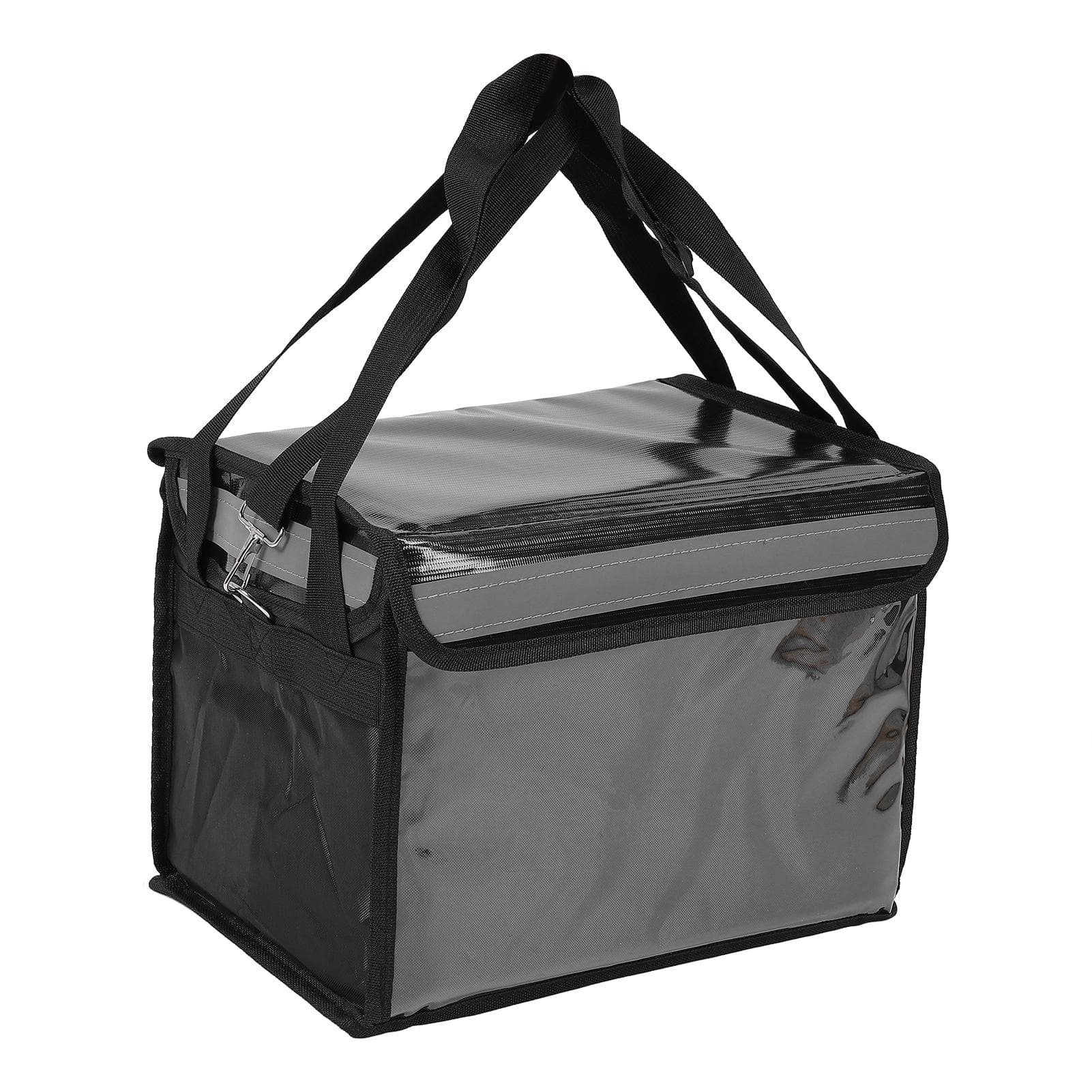 Insulated Bag with Bottom Plate Inner Frame Shoulder Strap Hook and Loop Fastener Reflective Strip 22L