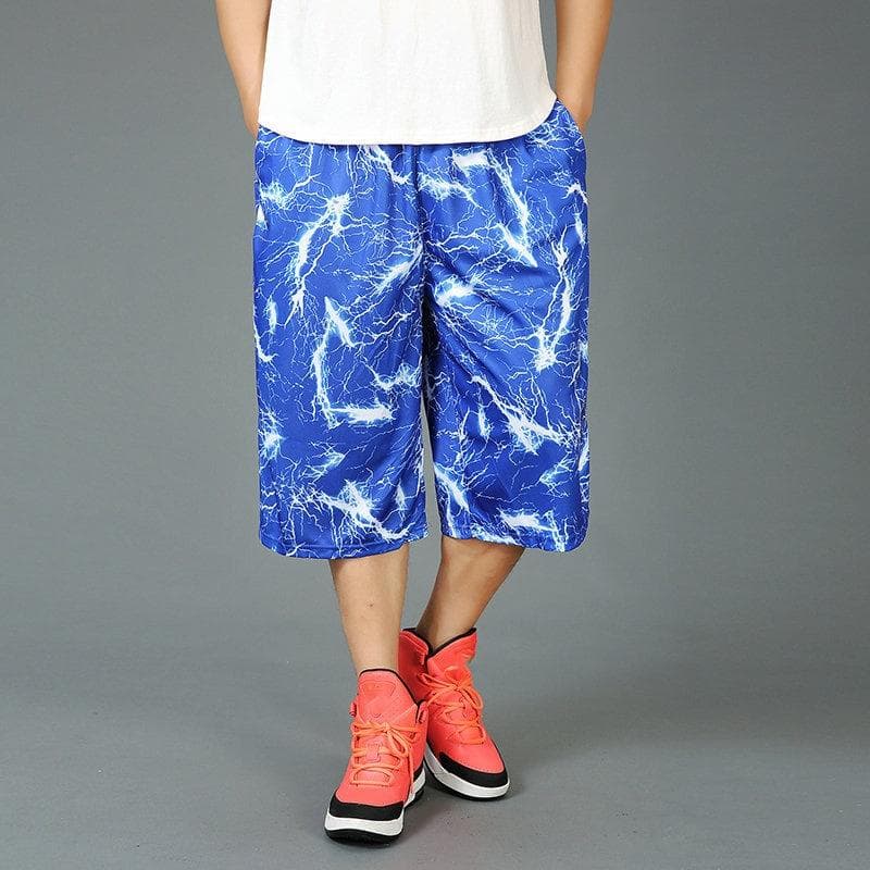 Men's Summer Basketball Shorts Loose Large Size Sports Shorts Casual Breathable Beach Pants 4XL