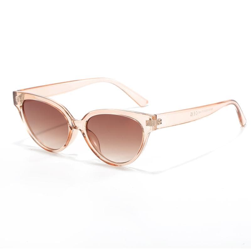 Vintage Cat Eye Sunglasses Women Fashion UV400 Protection Gradient Lens Candy Colors Hip Hop Style pictures show
