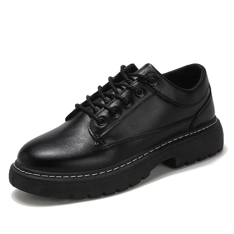 Men Casual Leather Shoes Slip On Formal Business Oxfords Leather Shoes for Man Wedding Dress Shoes Lace Up Comfortable Shoes 39