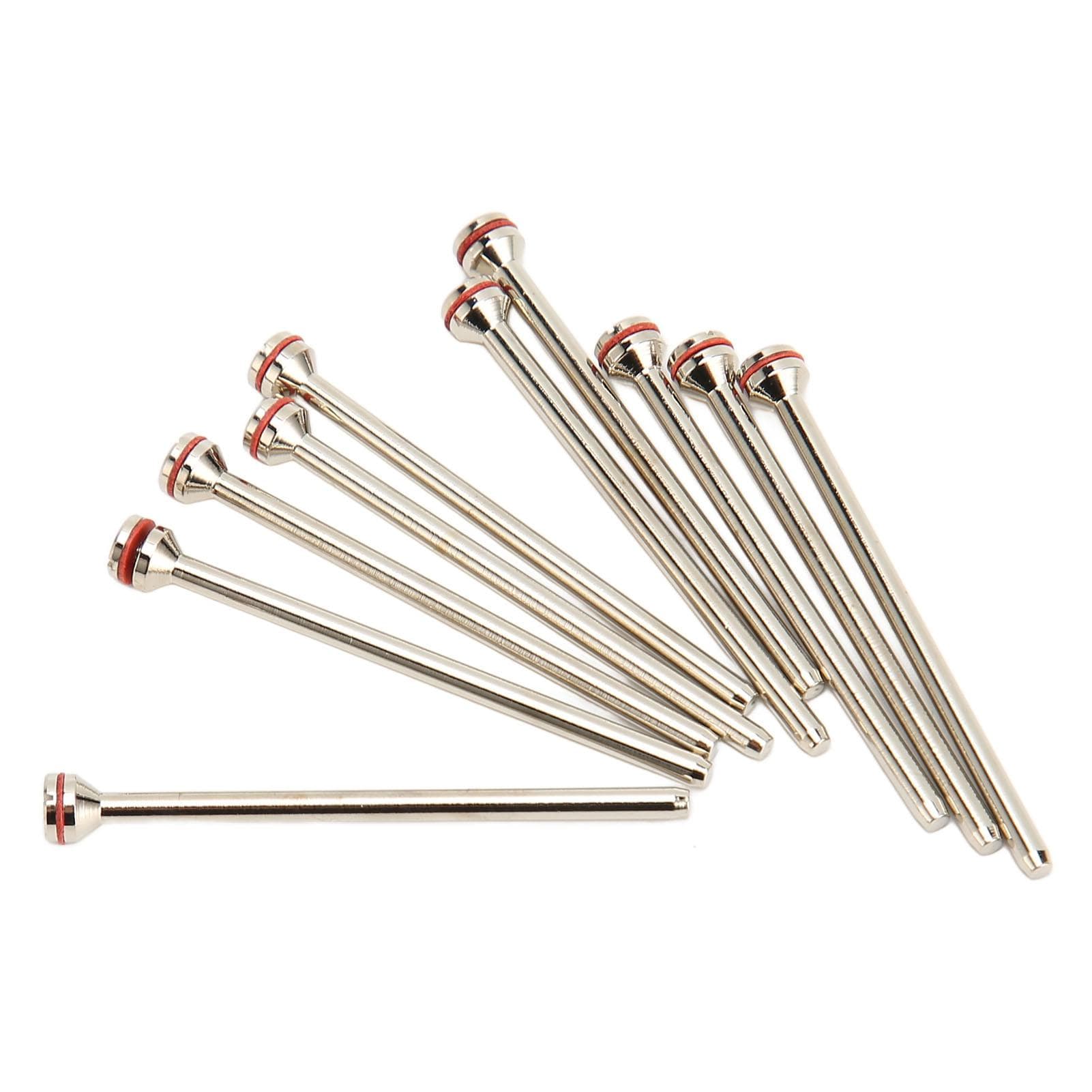 10pcs Stainless Steel Dental Disc Mandrel Rod Dental Lab Polishing Shank Replacement Accessories