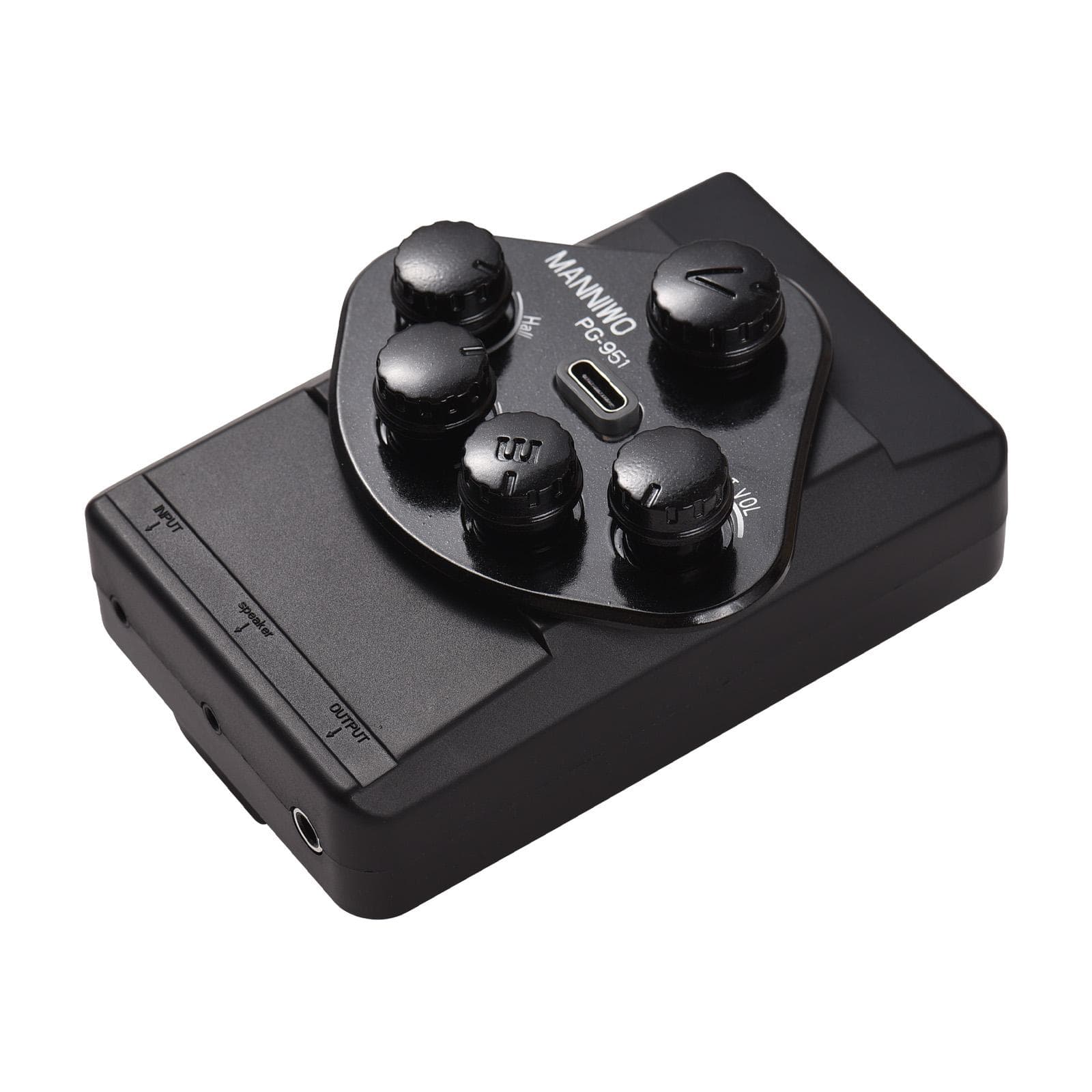 MANNIWO PG-951 Guitar Resonant Pickup DSP Resonance Sound Pickup for Guitar BT Guitar Pickup DIY black