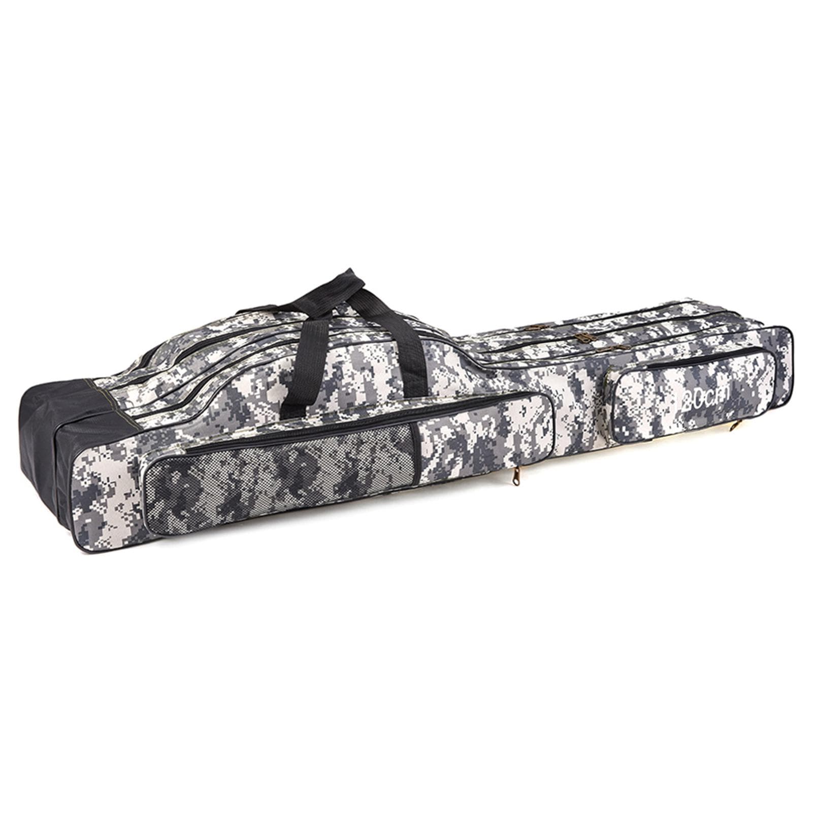 3 Layers Fishing Bag Portable Folding Fishing Rod Reel Bag Fishing Tackle Carry Bag Case Travel 120cm