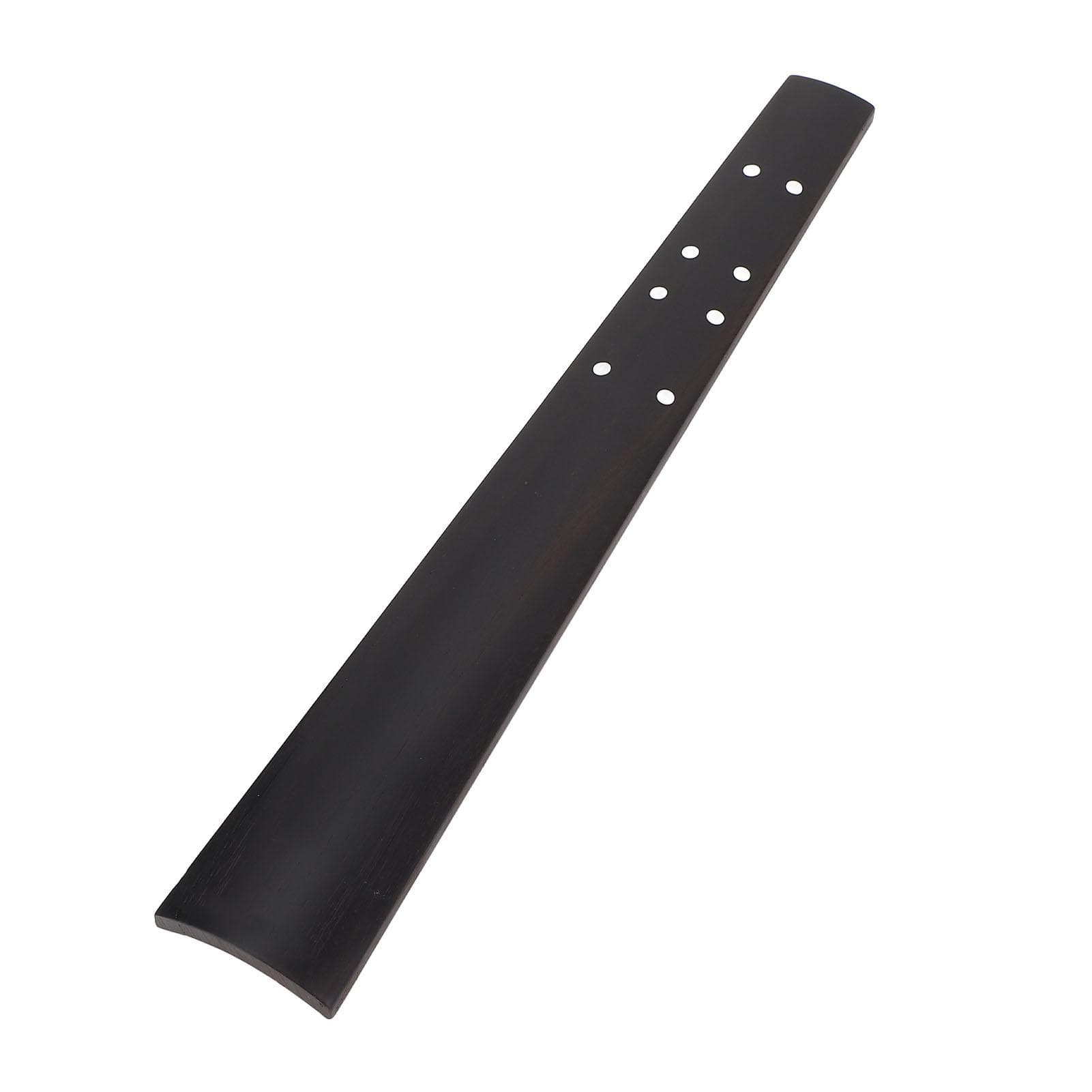 44 Full Size Violin Fingerboard Ebony Wood Violin Fingerboard Replacement Repair Part