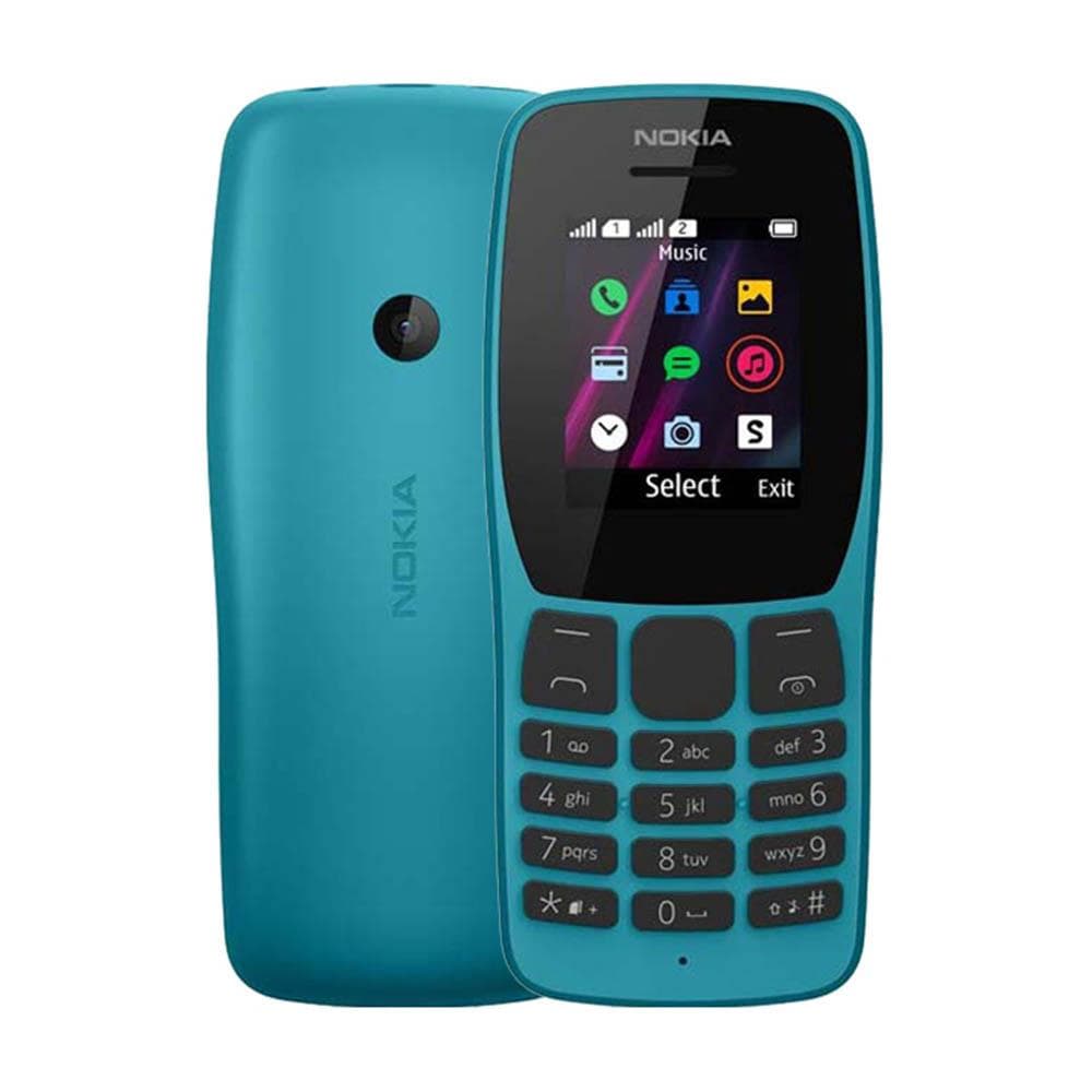 Refurbished Nokia Original Nokia 110 (2019) Dual SIM Mobile Phone With 2 SIM Simple Set blue