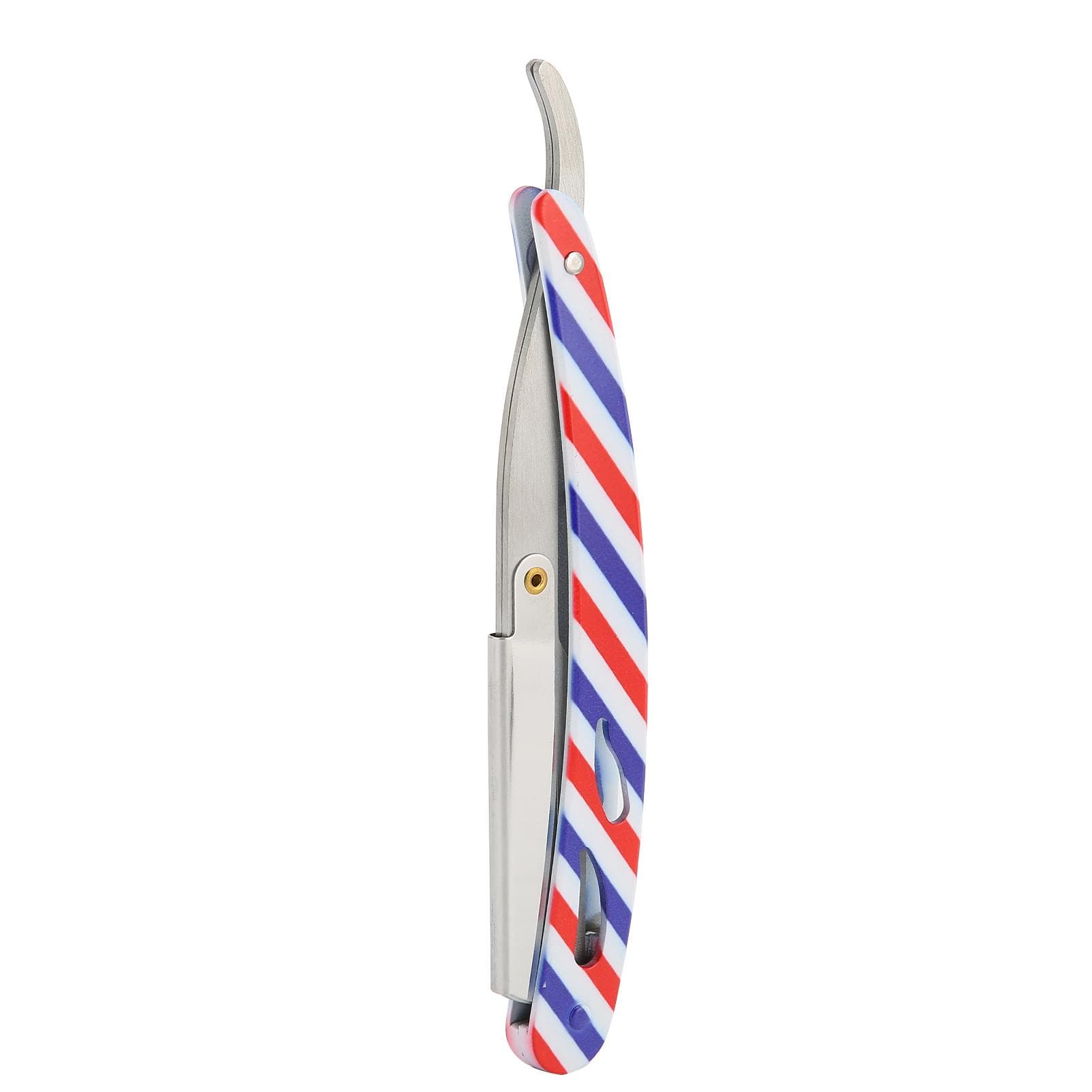 Professional Straight Edge Razor Holder Stainless Steel Barber Manual Shaver for Men Without Blade