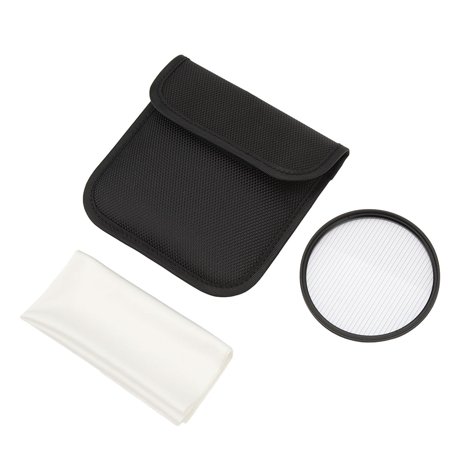 Blue Streak Special Effects Lens Filter 77mm Anamorphic Light Flare Effect Filter for Camera Night