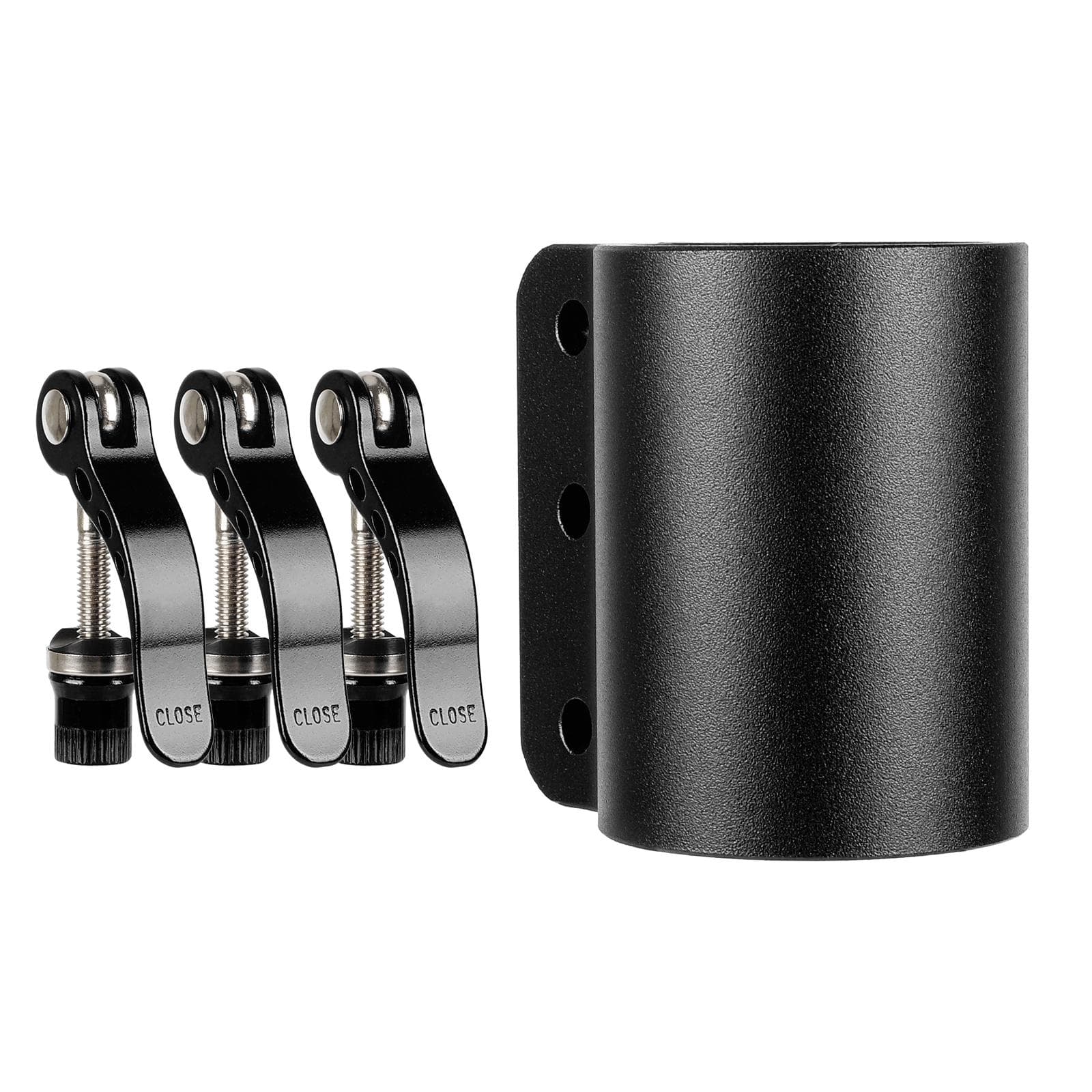 Electric Scooter Folding Clamp Reinforced Locking Aluminum Alloy Vertical Rod Rugged Lock Quick black