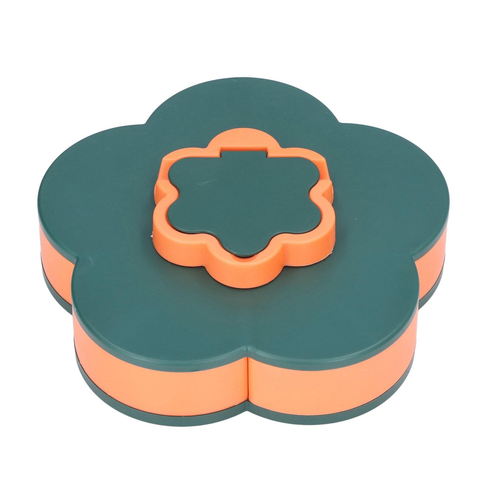 Snack Serving Tray Multifunction Large Capacity Flower Shape Nut Candy Serving Container for Home