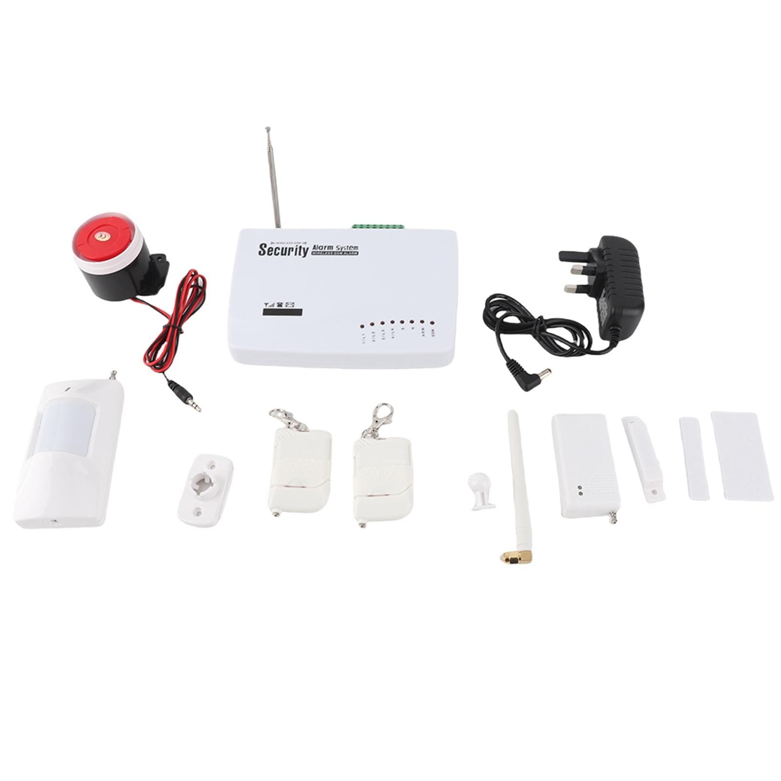 GSM Wireless Home Security Smart Security Alarm System SOS Burglar Fire and Gas Alarm Sensor