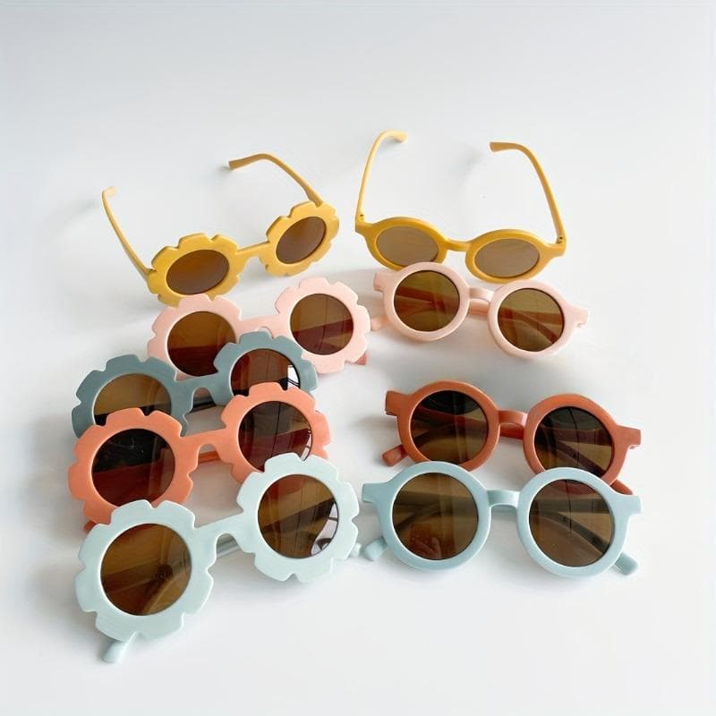9Pairs Kids Fashion Glasses Fun Party Gifts for Boys Girls Trendy Accessories Playful Designs