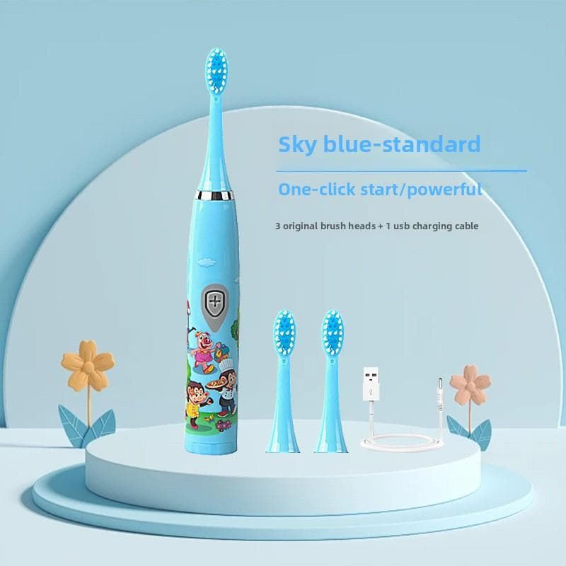 Electric Toothbrush, Children's Integrated Automatic Sonic Electric Toothbrush, Unisex