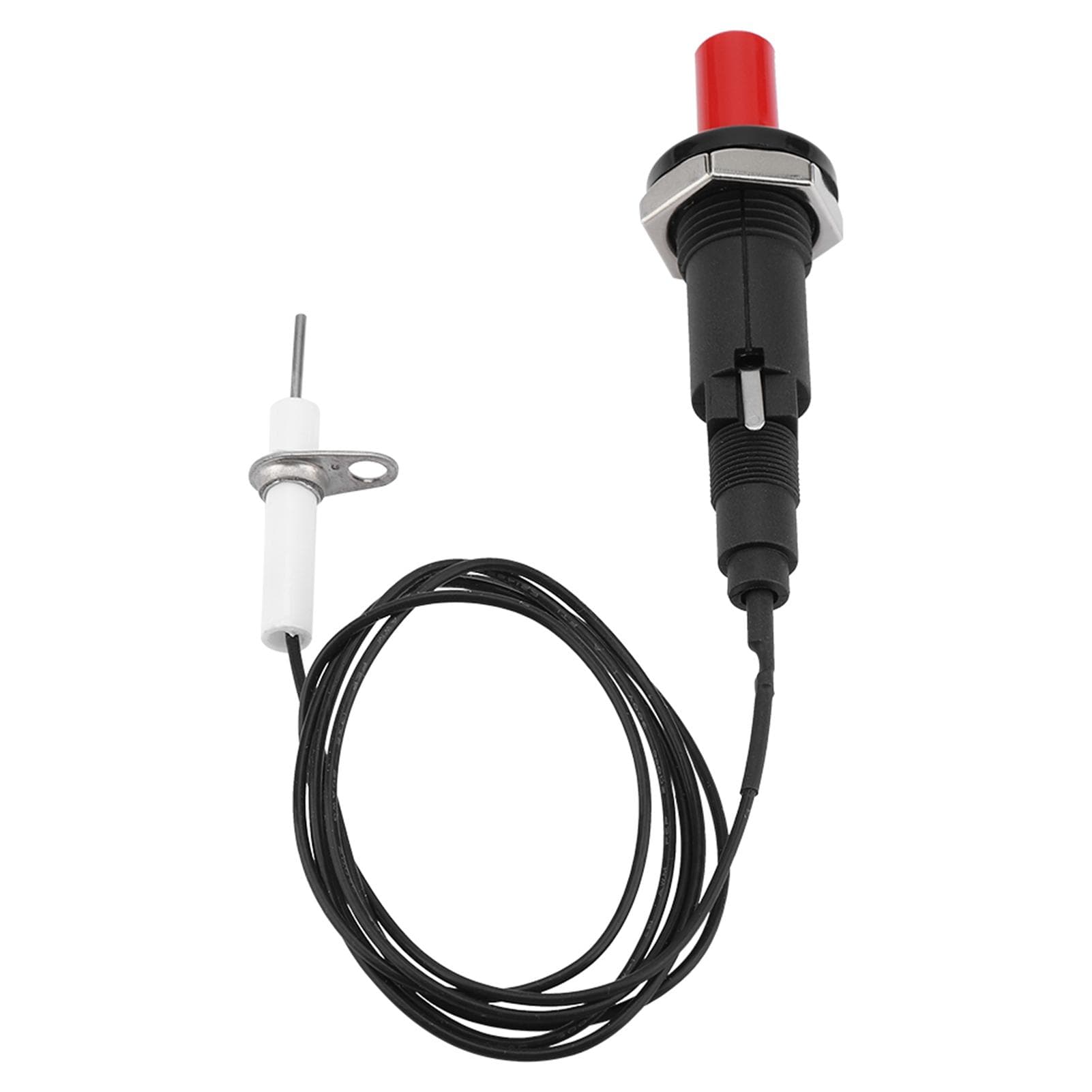 1 Out 2 Piezo Spark Ignition Kit BBQ Grill Push Button Igniter for Fireplace Stove Gas white