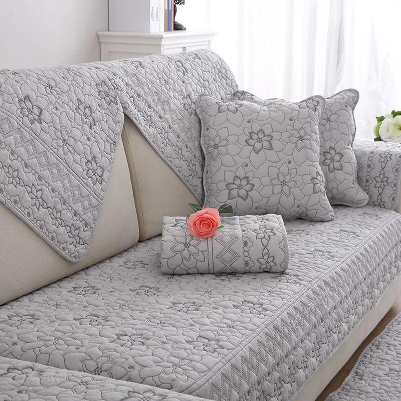 Double-sided Cotton Sofa Covers Cushion Four Seasons Sofa Towel Modern Simple Living Room Corner Couch Cover Armrest Towel 90x70cm 1pcs