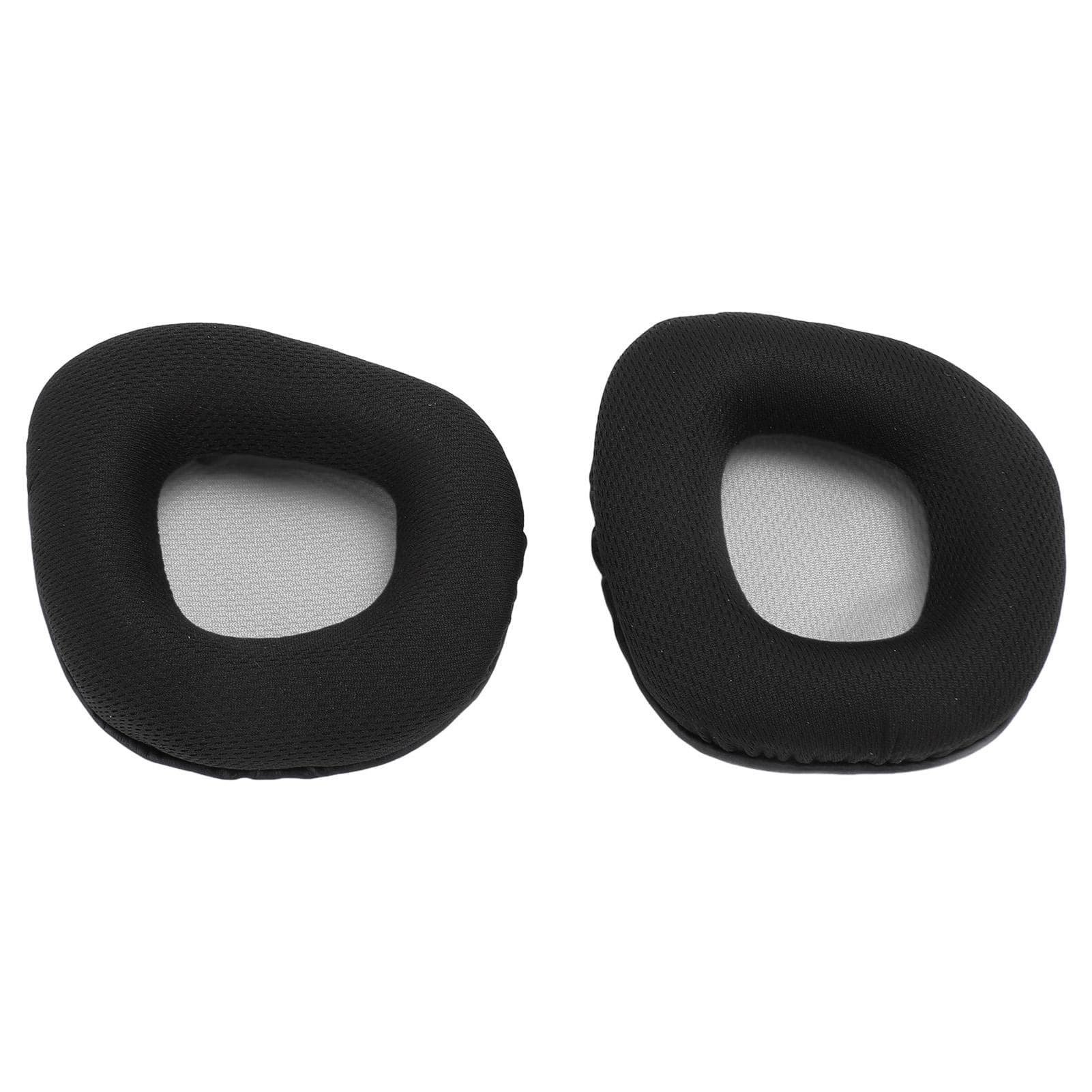 2pcs Replacement Ear Pads Noise Isolation Protein Leather Breathable Mesh Ear Cushions for Corsair