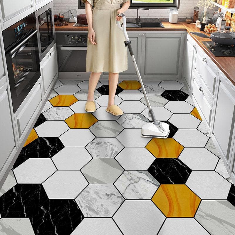 Special floor mat for kitchen Oil proof carpet Waterproof carpet Skid resistant carpet Wipe and wash free Simple carpet door mat customized