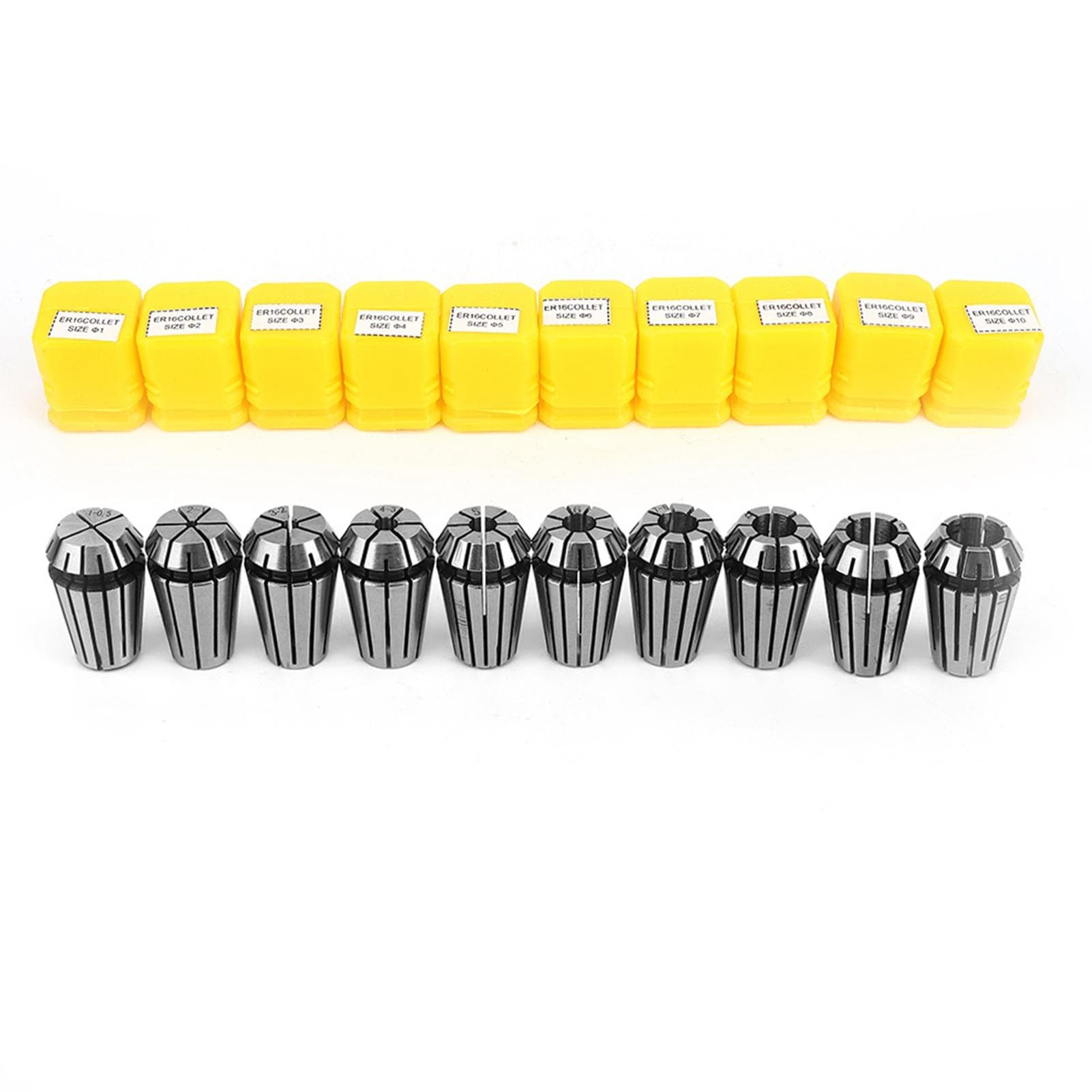 10Pcs Chuck Accurate Spring Set CNC Engraving Milling Machine Industrial Accessories ER16