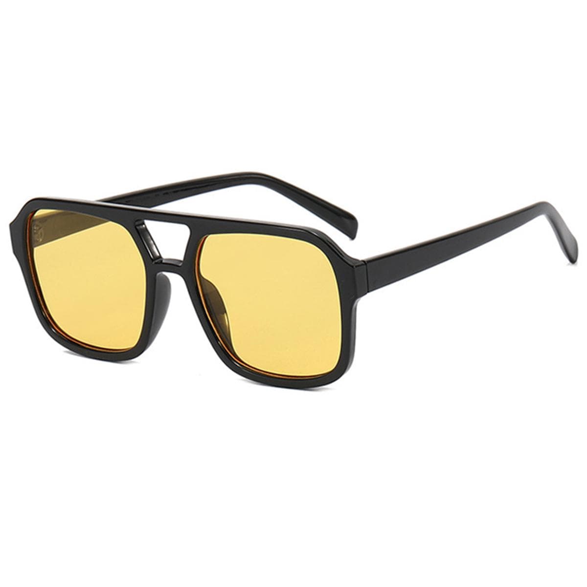 Hip-hop Sunglasses New Double-beam Frame Trendy Unisex Shades for Women and Men Stylish UV Protection