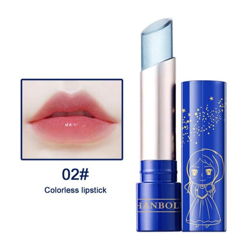 24K Color Changing Lipstick Rose Essential Oil Gold Foil Moisturizing Lip Balm Moisturizing Color Changing Lip Balm 02#