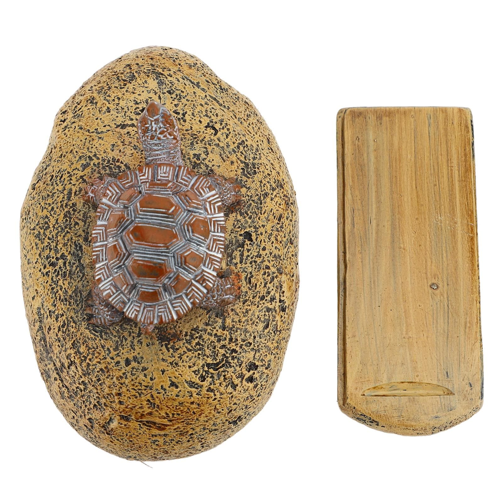 Rock Hidden Key Box Outdoor Key Hider Safe Storage Box Garden Statues Ornament Rock Stone