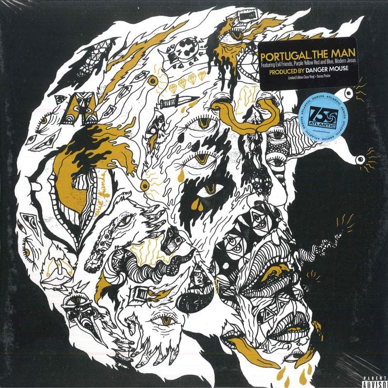 LP Record PORTUGAL. THE MAN Evil Friends Clear Vinyl 075678635052C Atlantic 2023 USA Euro Rock